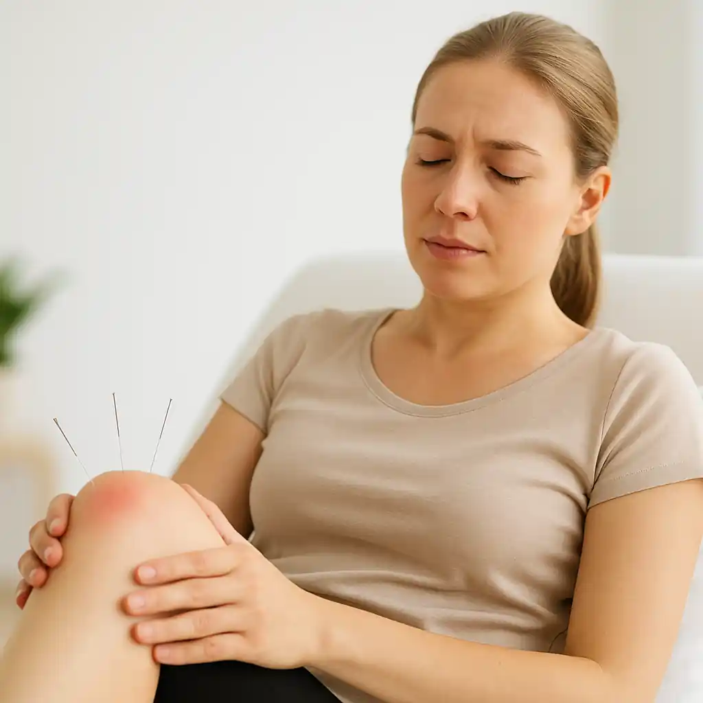 dolor de rodilla tratado con acupuntura